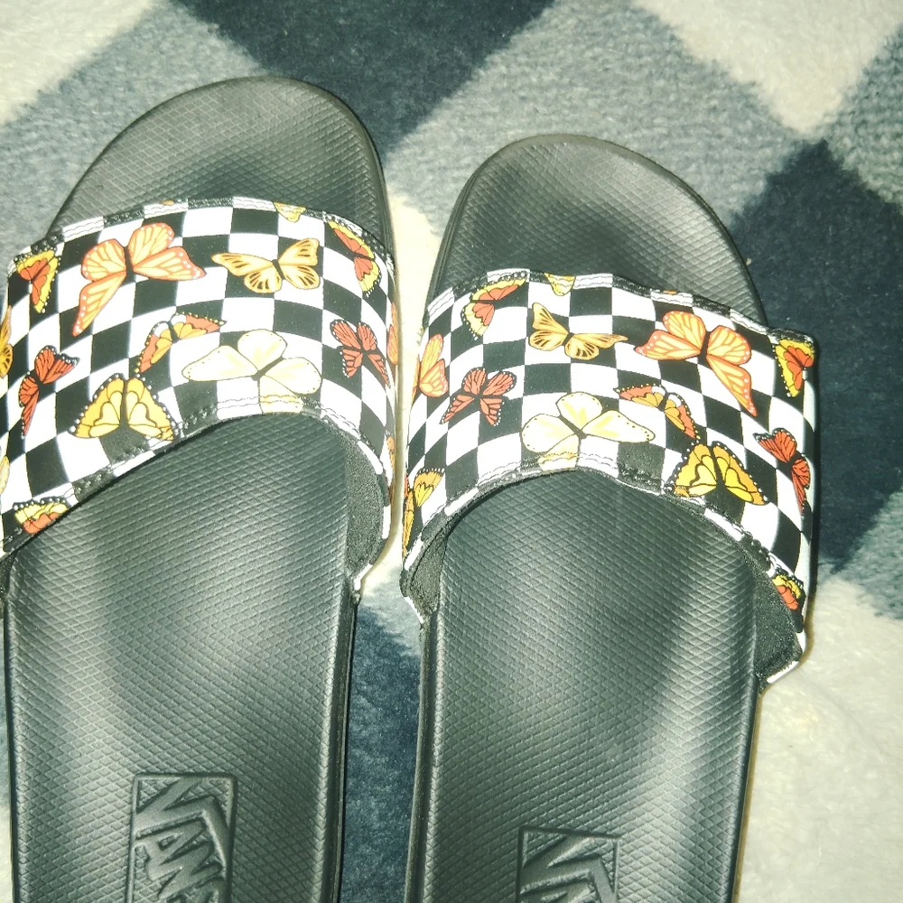 VANS Range Sandal Slides - Butterfly 🦋 Size 10 - Picture 4 of 10